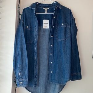 NWT denim shirt/light jacket